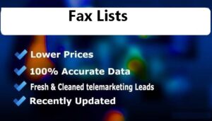 Buy Business Fax Broadcast Number List