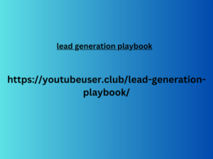 lead generation playbook