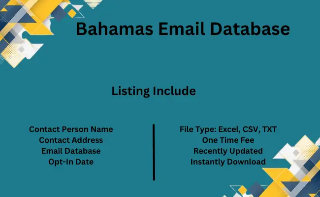 Bahamas email database