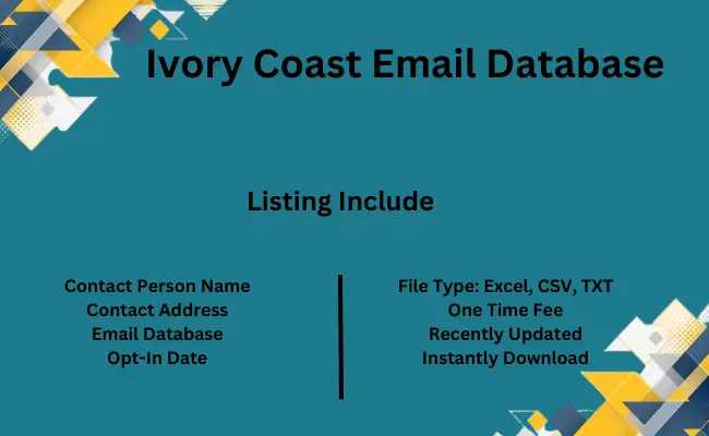 Ivory Coast email database