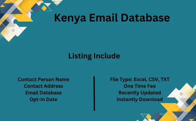 Kenya email database