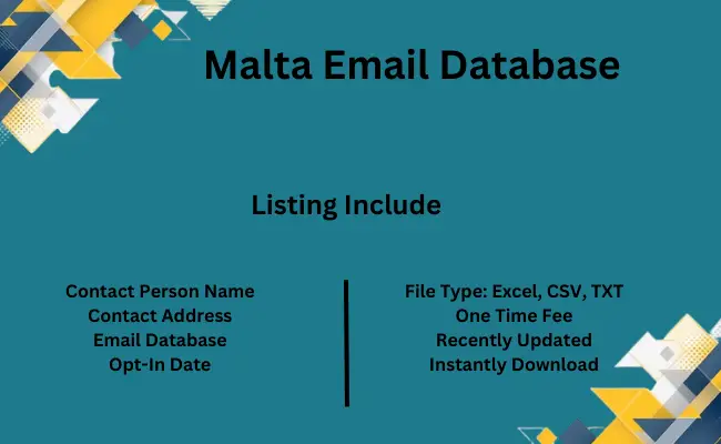 Malta email database