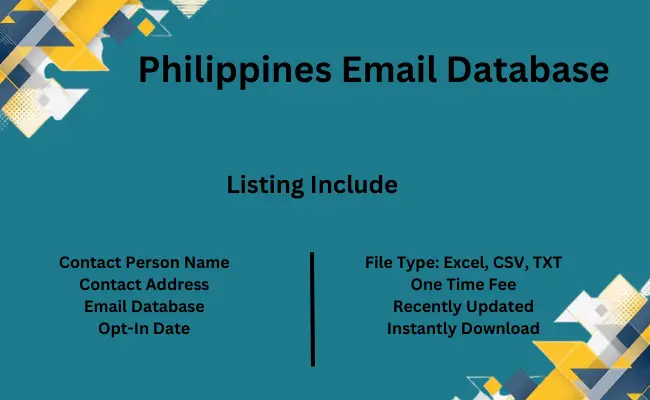 Philippines email database